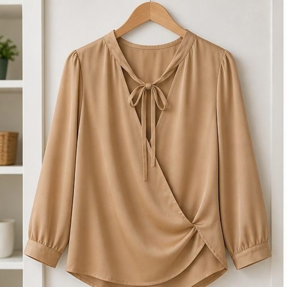 Camel Tunic Blouse